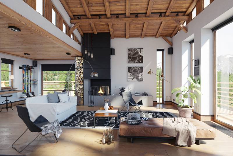 Rénovation complète chalet en pin Douglas, remise en état boiseries, terrasses et escaliers à Aix-en-Provence